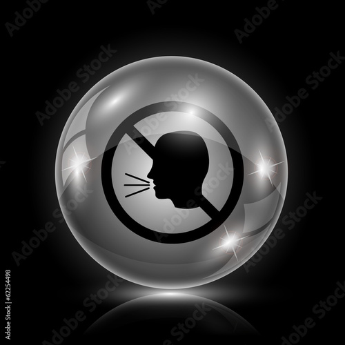 No talking icon