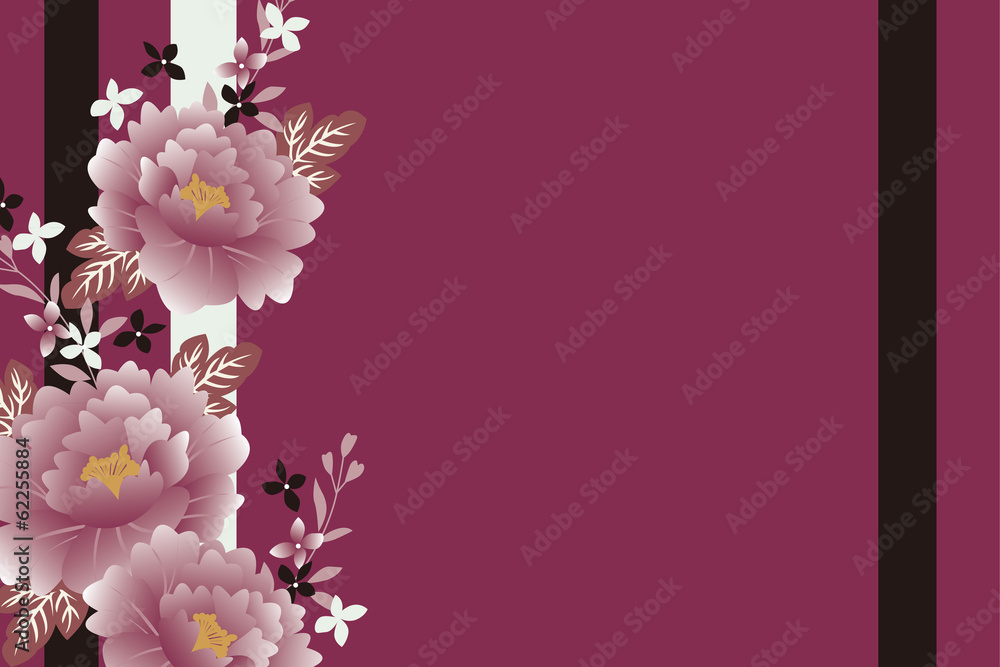 Naklejka premium 牡丹の背景