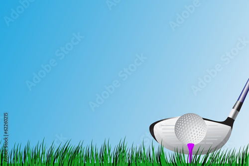 Golf Driver T-Off
