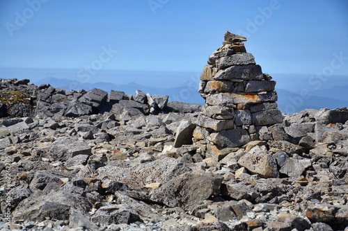 Ben Nevis summit - the highest mountain in the United Kingdom © josefkubes