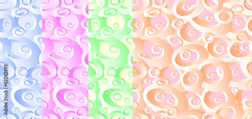 set of oblong seamless