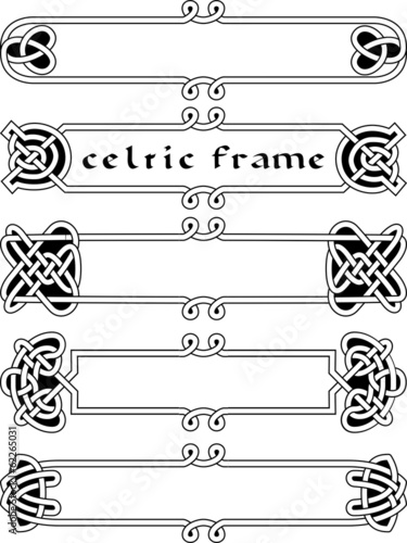 Set celtic frame