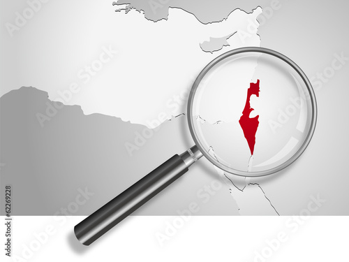 Landkarte *** Israel