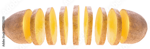 sliced potato