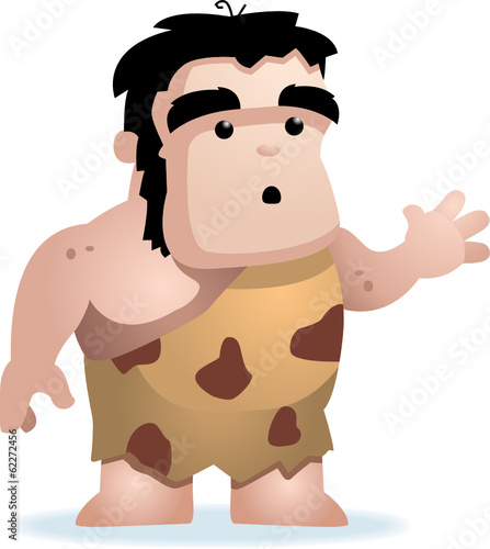 Caveman Waving
