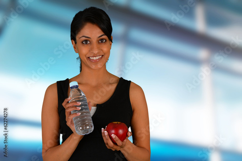 Woman Eating Healthy After ...