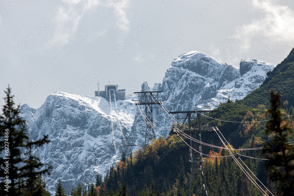 Fototapeta premium Top Kasprowy w polskich Tatrach