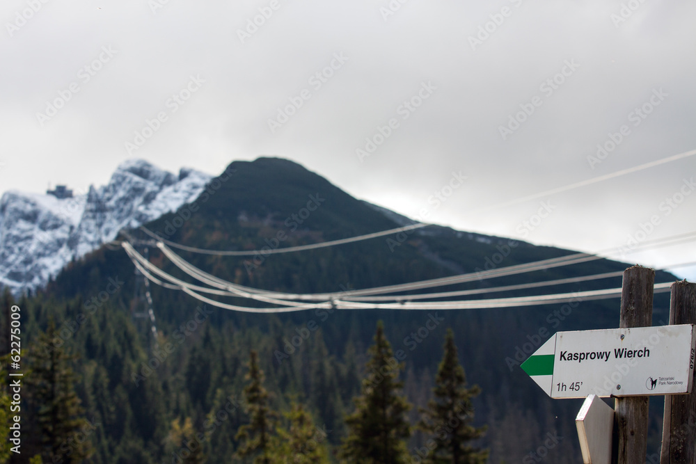 Top Kasprowy in the Polish Tatra Mountains