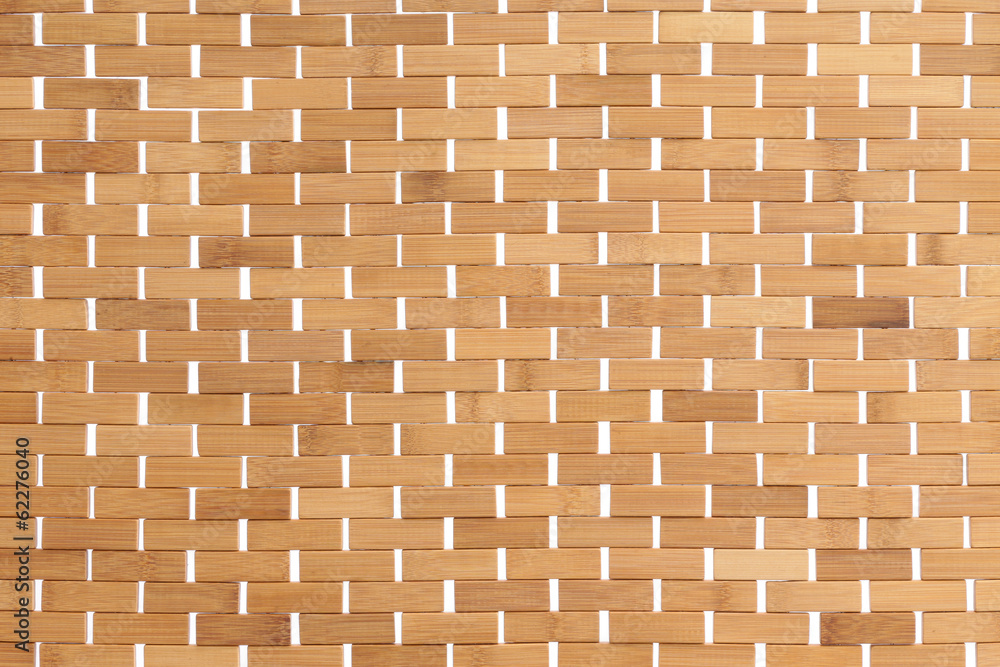 Background texture of a bamboo mat Background texture of a bamboo mat