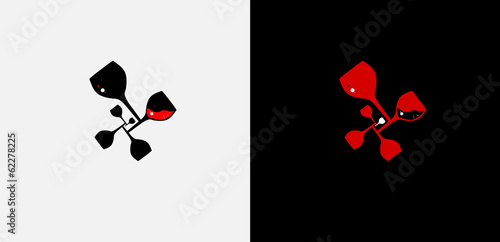 wine card concept background alcohol drink glass