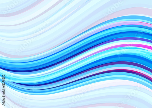Abstract blue and violet waves