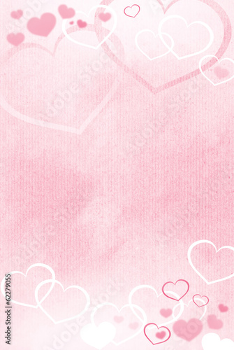 Valentine heart background with room for copy space.