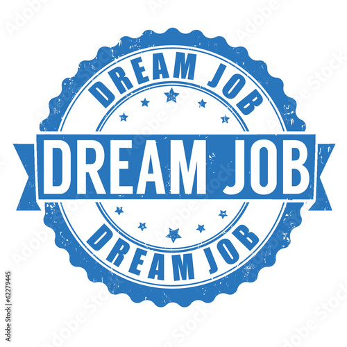 Dream job stamp