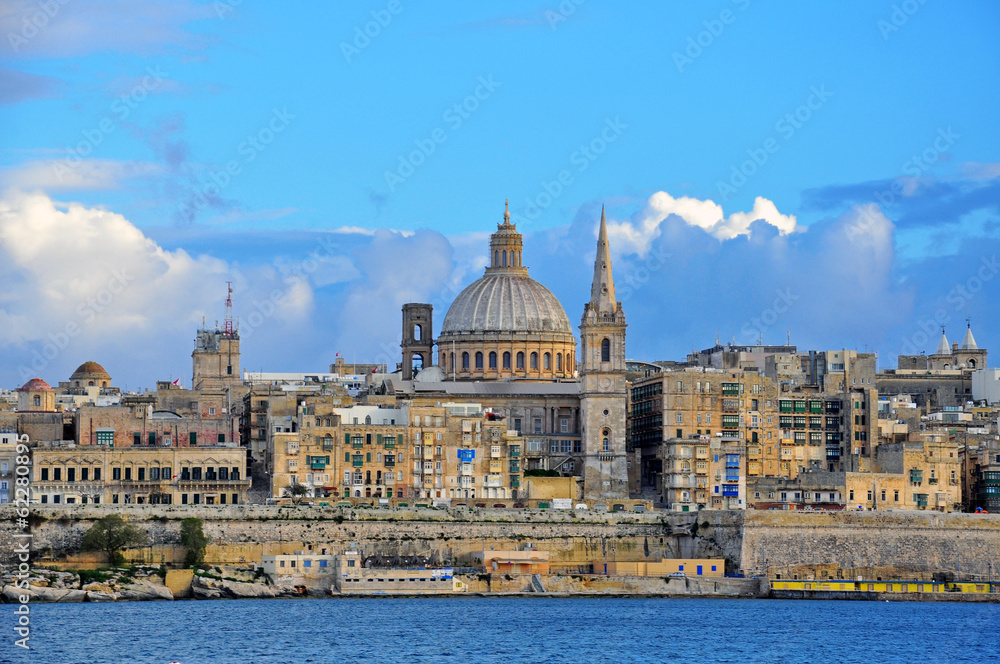 Valletta architectural background
