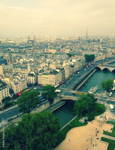 Paris Aussischt von Notre Dame