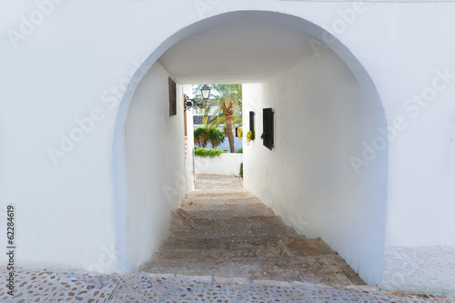 Altea old village in white typical Mediterranean at Alicante