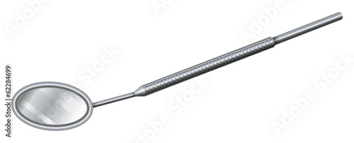 A dental mirror