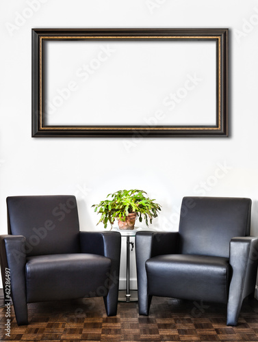 Modern Interior Room and white wall