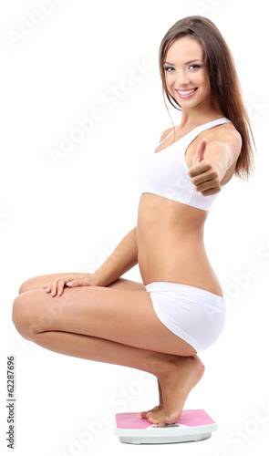 Beautiful young woman with ...