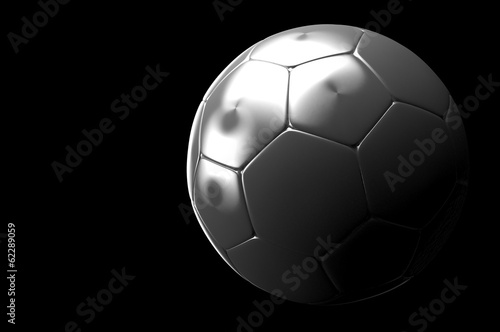 3d Football  Soccer Ball. Isolated on background