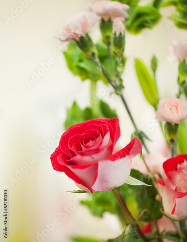 rose bouquet close up