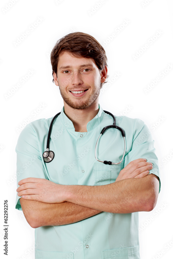 Doctor with stethoscope Doctor with stethoscope