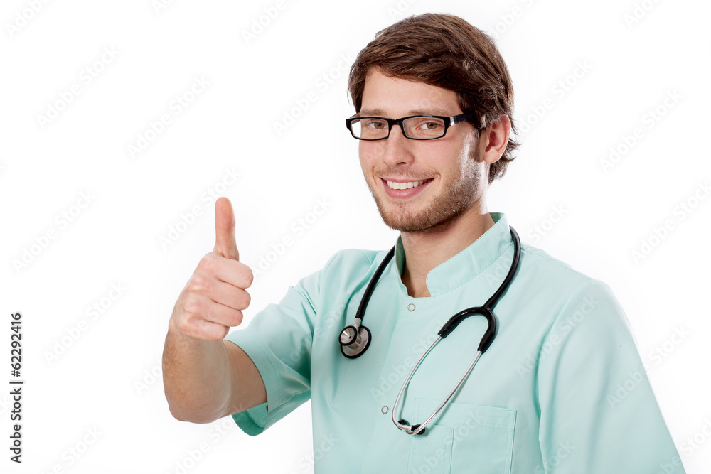 Happy doctor