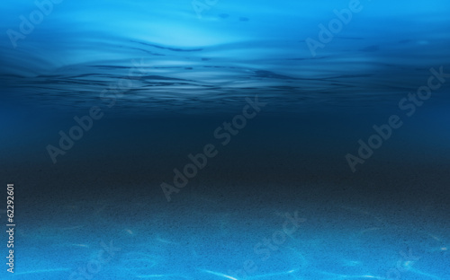 Obraz na plátně sea or ocean underwater background