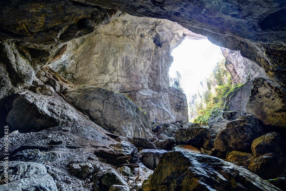 View from the inside of Coiba Mare cave