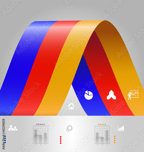 Stylized presentation,option template