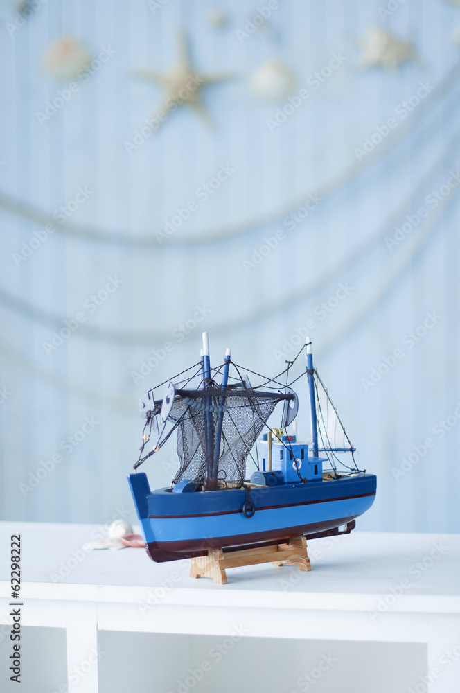 Small toy ship