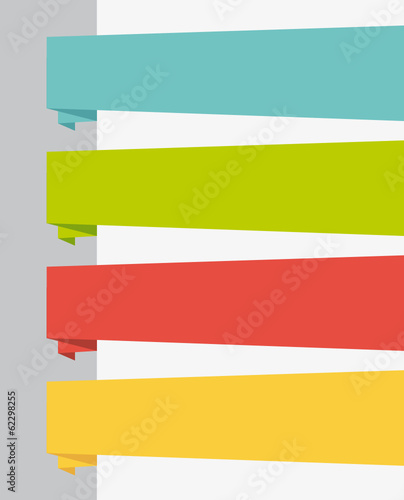 Flat design. Titles banners set.