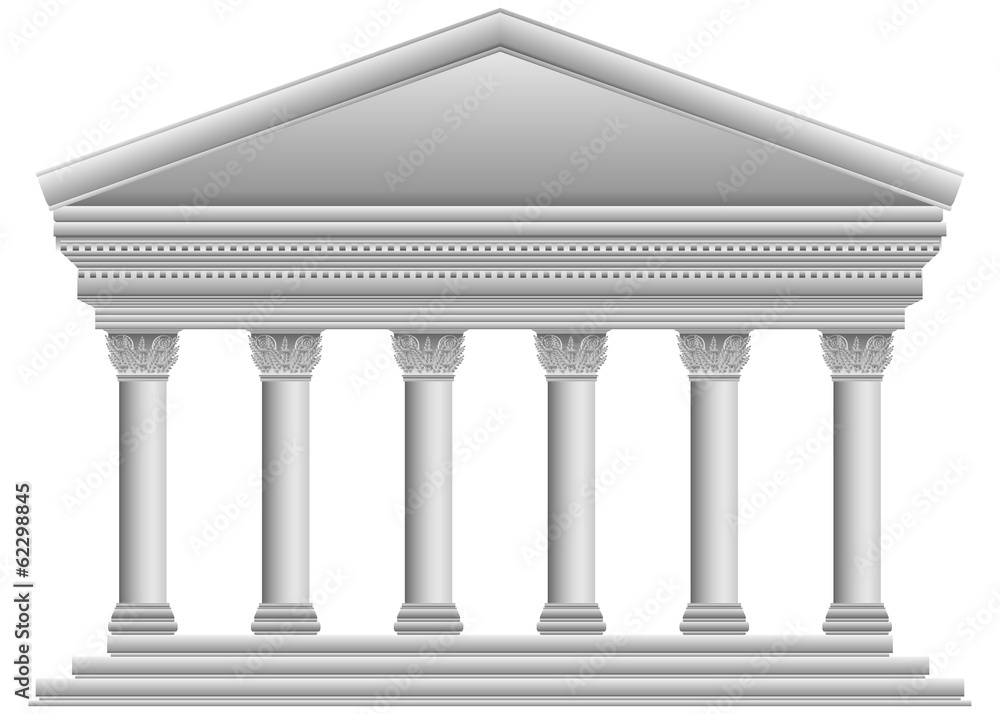 Fototapeta premium Corinthian Greek temple