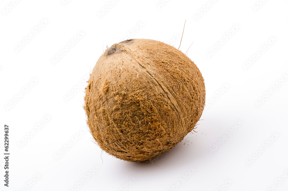 Coconut isolated white background Coconut isolated white background