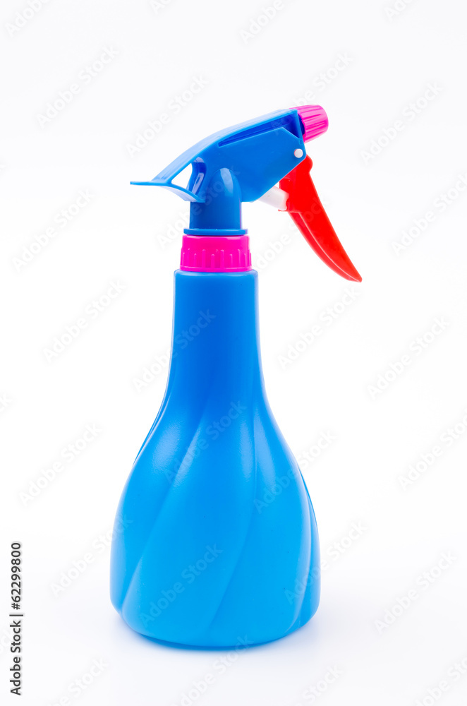 Spray bottles isolated white background Spray bottles isolated white background