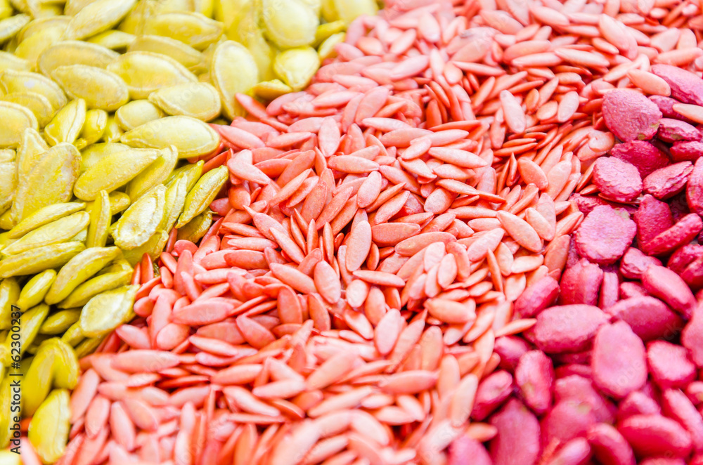 Colorful seeds texture using as background Colorful seeds texture using as background
