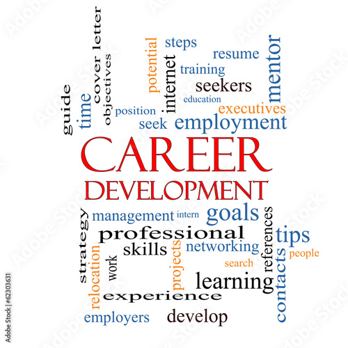 Career Development Word Cloud Concept