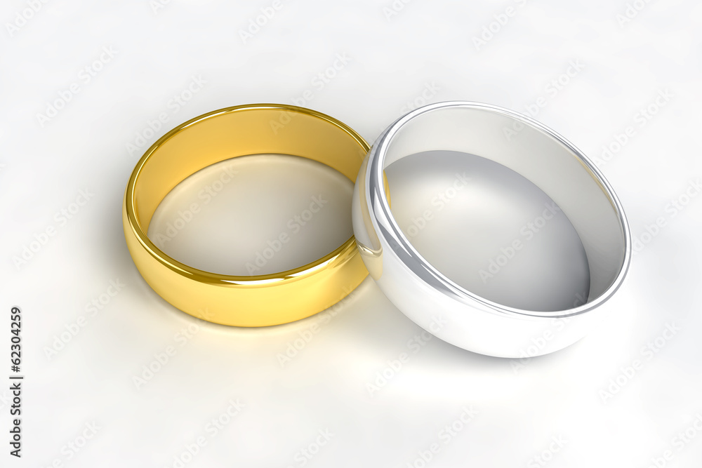 Wedding rings gold silver Wedding rings gold silver