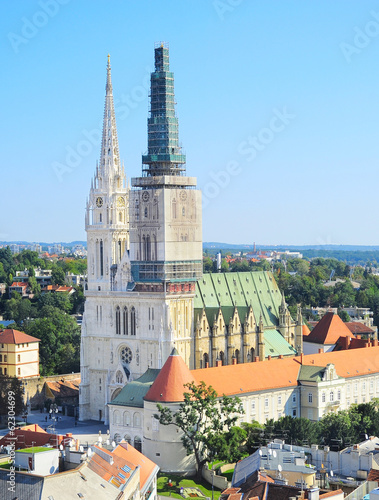 Zagreb Cathedral view