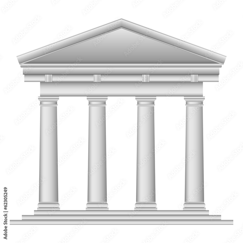 Obraz premium Tuscan Roman temple