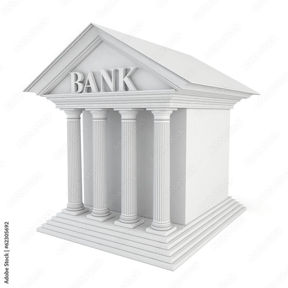 Obraz premium Bank model