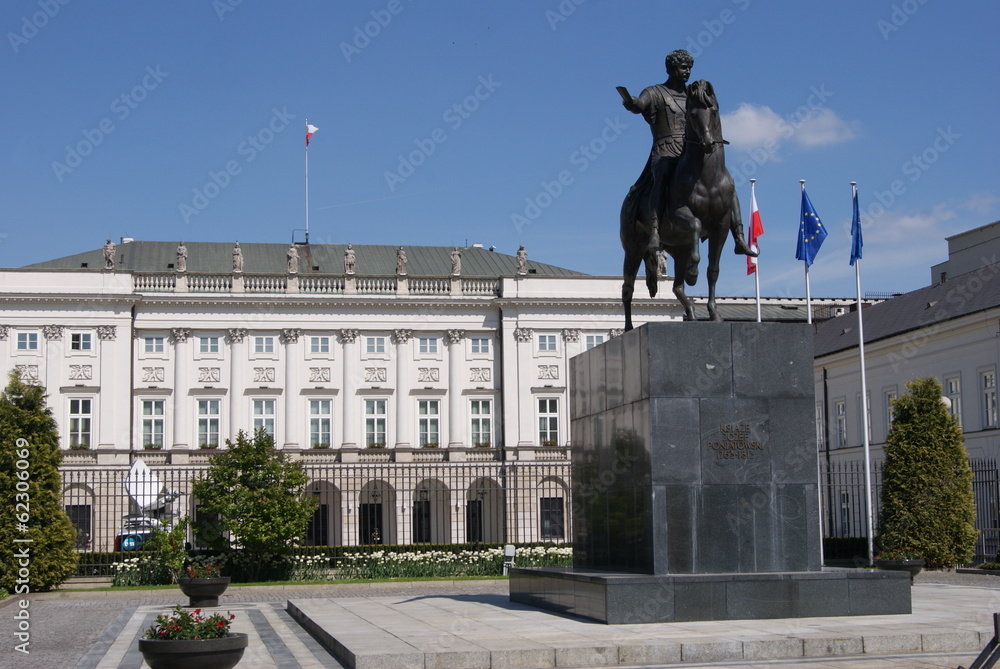 Fototapeta premium pałac prezydencki w warszawie