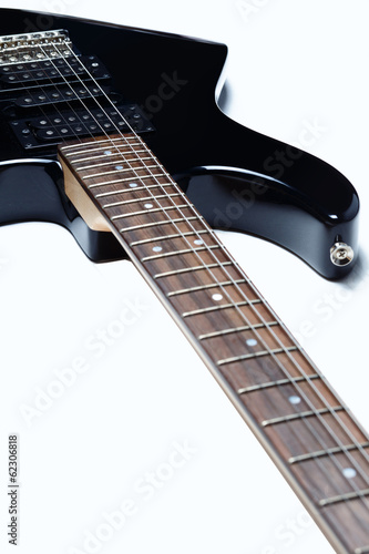 Electric Guitar in detail isolated