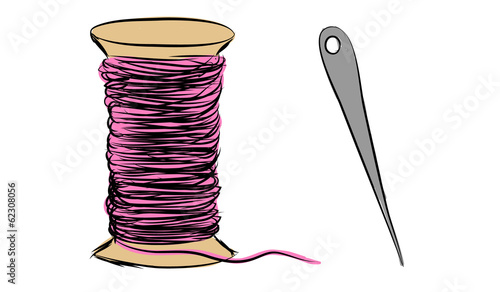 Vector thread and needle