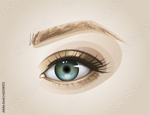 Eye close up