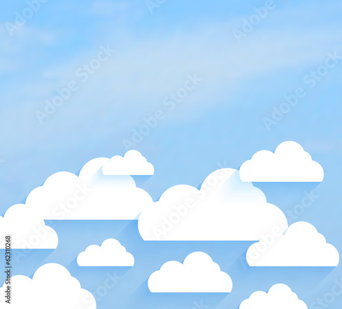 Sky with clouds