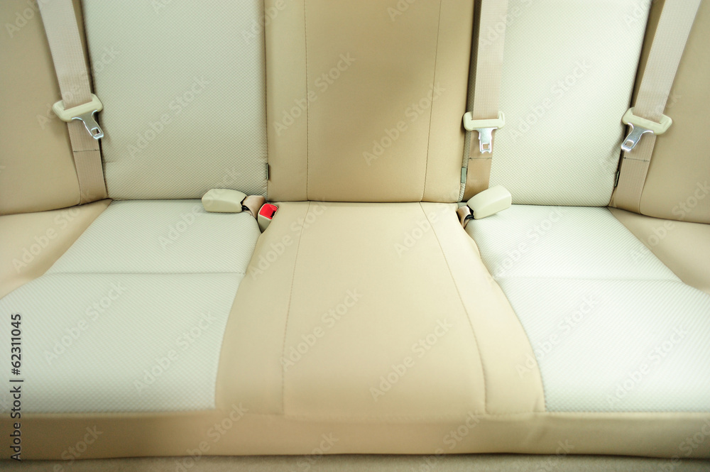 Fototapeta premium back seat of car