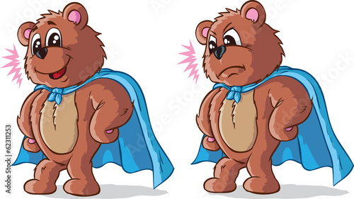Super hero bear