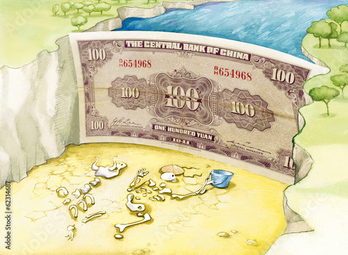 dam political pencil illustration