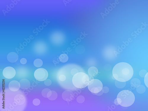 Abstract blue circular bokeh background